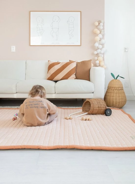 Love By Lily .com Love By Lily - Groot Speelkleed - Rosy Sky - 200x150cm 17 Love By Lily .com Love By Lily - Groot Speelkleed - Rosy Sky - 200x150cm - Afbeelding 15