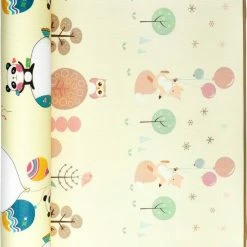 Mamabrum Speelmat Speelkleed Speeltapijt - Bos En Panda - Speelmatten Speel Vloerkleed - Groot Dubbelzijdig - Matras Vloer Speelgoed Baby Foam Play Mat Kleed Tapijt Voor Kinderen Jongens En Meisje Matten -Exporteren speelkleden winkel 550x762 1