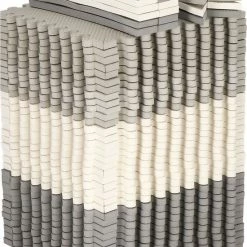 Springos Speelmat | Speelmat Foam | Puzzelmat | 72 Puzzelstukken | 182 X 182 Cm | Grijs/Wit/Grafiet -Exporteren speelkleden winkel 550x766