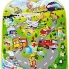 City-Musictraffic Speelmat Speelkleed - Kinderen - Meisje - Jongen - Verkeerskleed - 80 Cm - 54 Cm