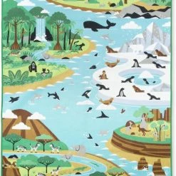 Melissa & Doug Wereldreis Speelkleed Met Dieren 200 X 147 Cm