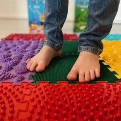 Merkloos Bos, Ortho Puzzle, Orthopedische Massage En Ontwikkelingsmatten, Speelmat Voor Baby, Peuters En Kinderen, Balans En Sensorische Stapstenen, Educatief Speelgoed, Vloerkleed -Exporteren speelkleden winkel 550x795 2