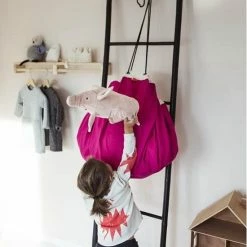 Play&GO Play En Go Speelkleed En Opbergzak, Fuchsia -Exporteren speelkleden winkel 550x823 2