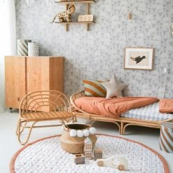 Love By Lily .com Love By Lily - Groot Rond Speelkleed - Sunny Clovers - 140cm -Exporteren speelkleden winkel 550x824 7