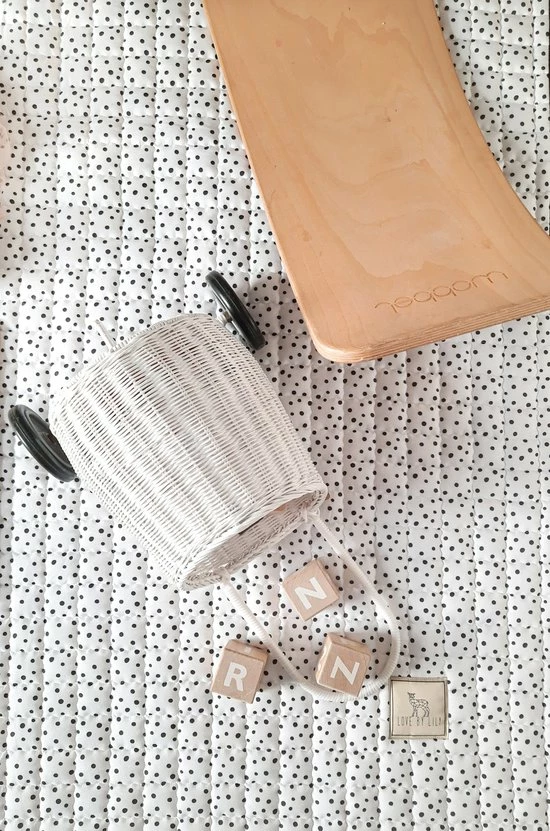 Love By Lily .com Love By Lily - XL Speelkleed - Little Dot - Stippen - 200x150cm 9 Love By Lily .com Love By Lily - XL Speelkleed - Little Dot - Stippen - 200x150cm - Afbeelding 7